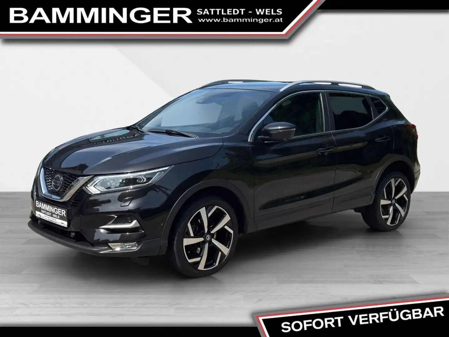 Nissan Qashqai 1,3 DIG-T Tekna+  inkl. 36 Monate Garantie Schwarz - 1