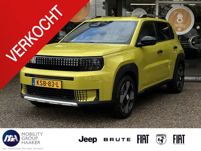 Fiat Grande Panda La Prima 11 kW 44 kWh | Apple-Android | Stoelverwa