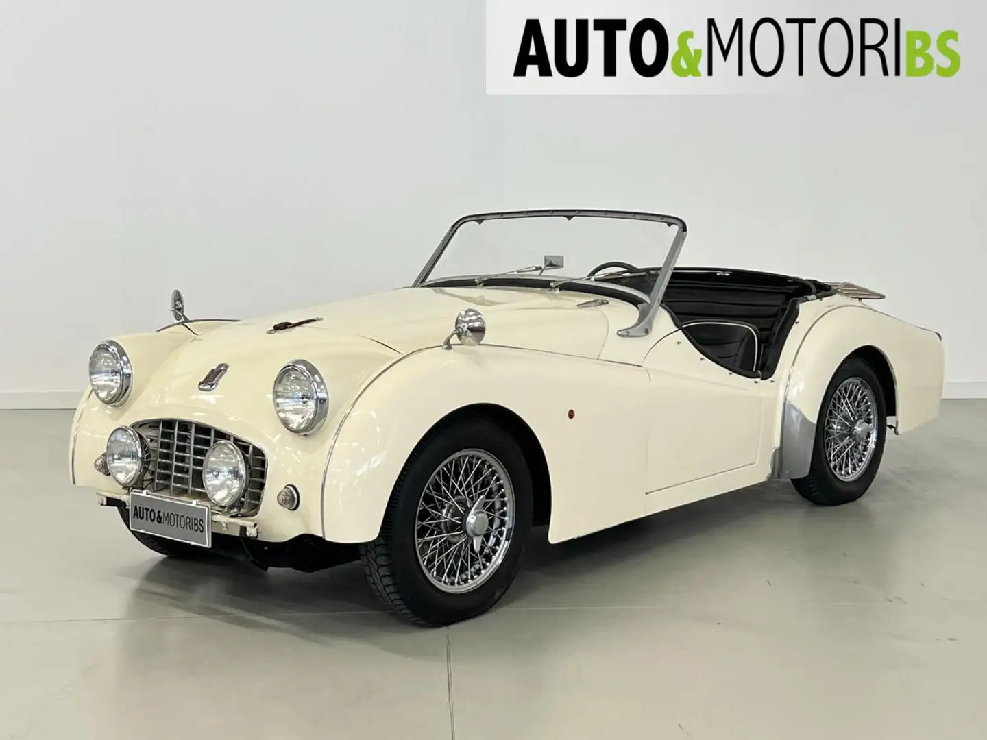Triumph TR3 Small Mouth *hard top* Bianco - 1