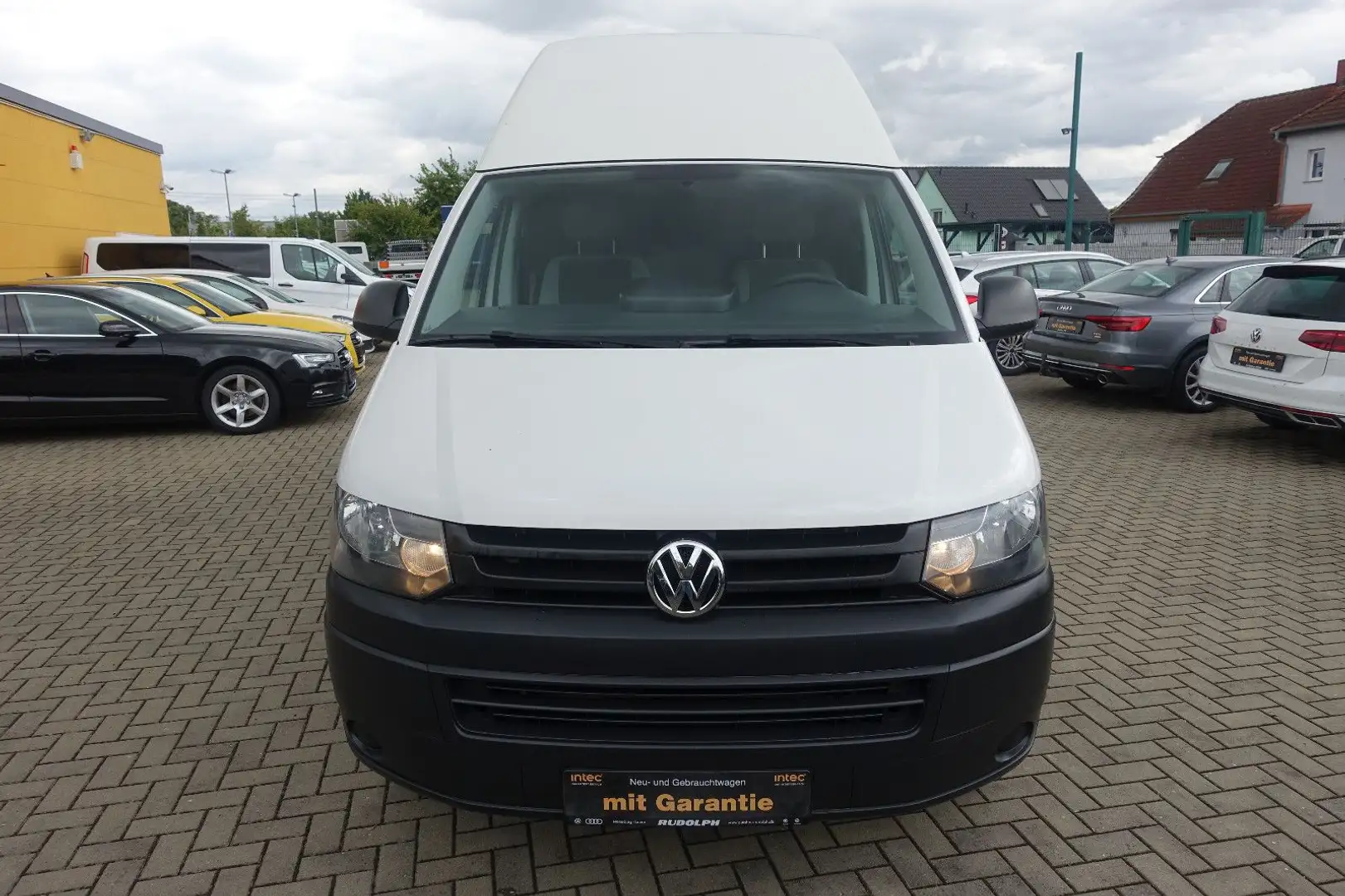 Volkswagen T5 Kombi T5 Transporter Kasten-Hochdach lang*Klima*1.Hand Weiß - 2