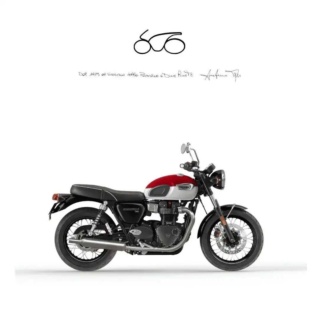Triumph Bonneville T100 2025 Červená - 1