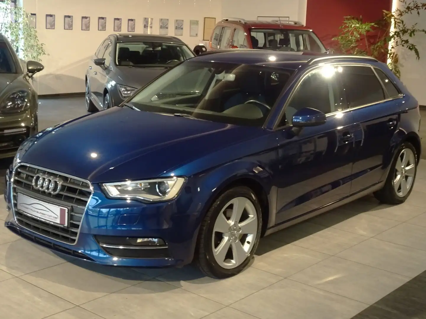 Audi A3 Sportback 2,0 TDI S-tronic Ambition/Xenon/Nav Bleu - 1