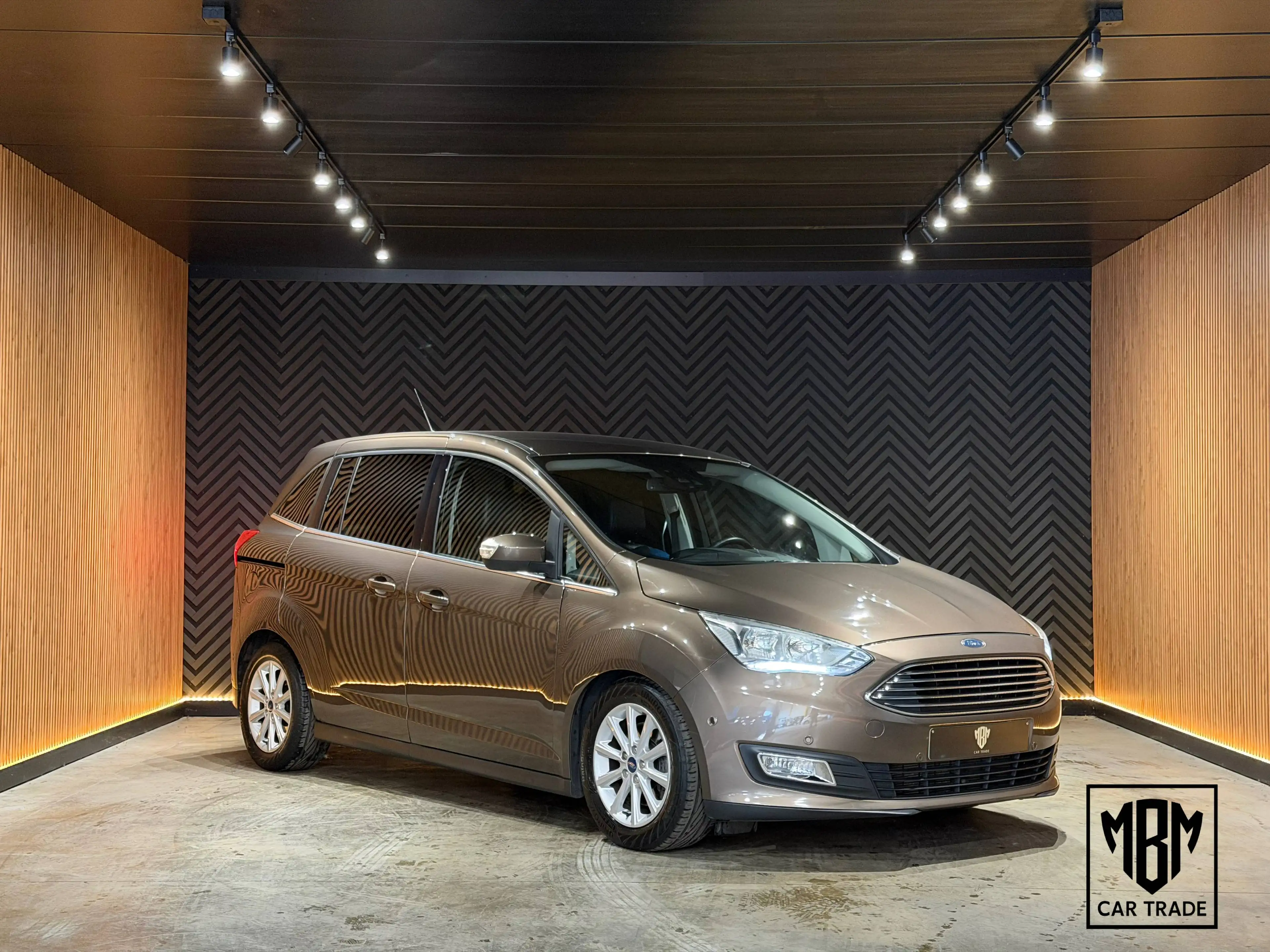 Ford Grand C-Max ✅1.5 EcoBoost 12 Maanden GARANTIE Airco Navi Leder Zetelverwarming Parkeersensoren — photo 5