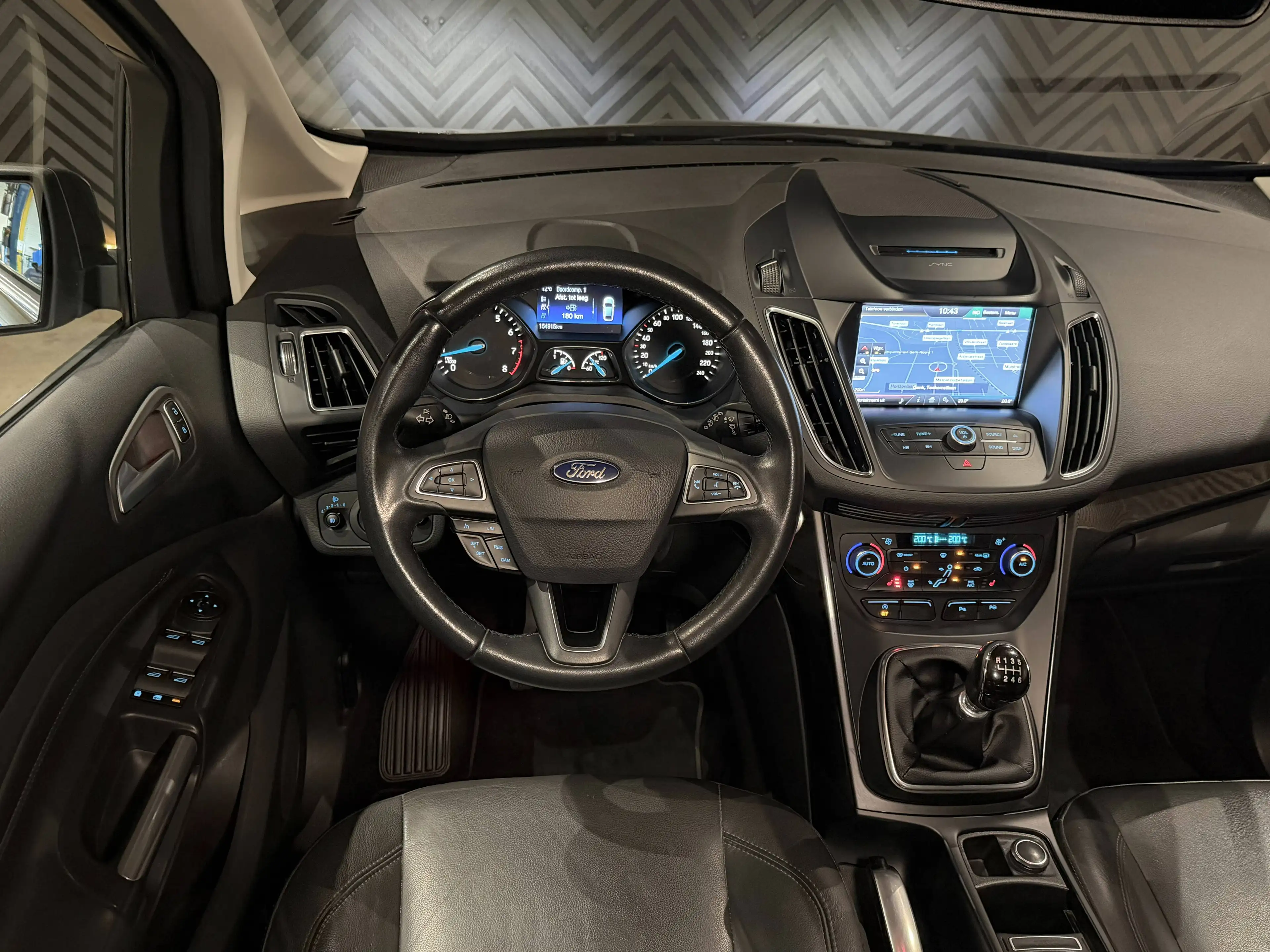 Ford Grand C-Max ✅1.5 EcoBoost 12 Maanden GARANTIE Airco Navi Leder Zetelverwarming Parkeersensoren — photo 7