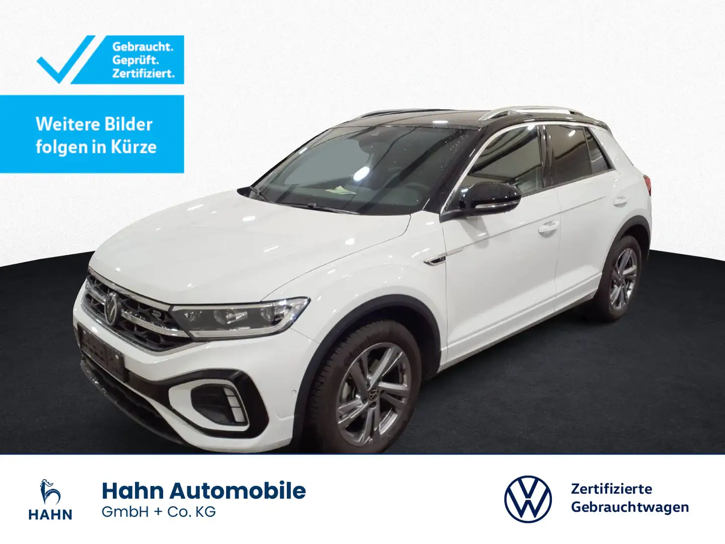Volkswagen T-Roc 1.5TSI DSG R-Line ACC AHK Cam LED+ SHZ Nav Weiß - 1