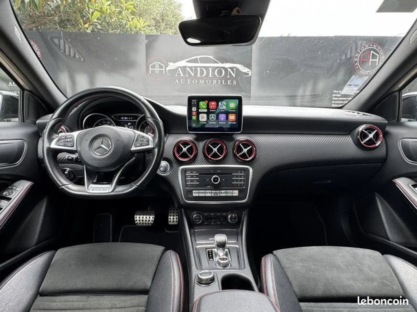 Mercedes-Benz A 45 AMG Mercedes 45 AMG 4MATIC 381CH GARANTIE 12 MOIS Gris - 2