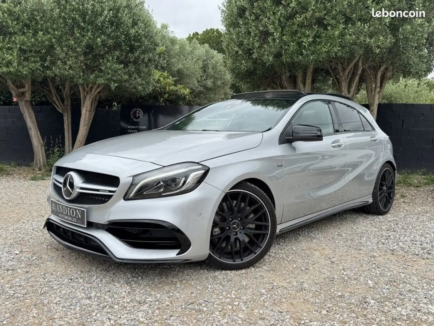 Mercedes-Benz A 45 AMG Mercedes 45 AMG 4MATIC 381CH GARANTIE 12 MOIS Gris - 1