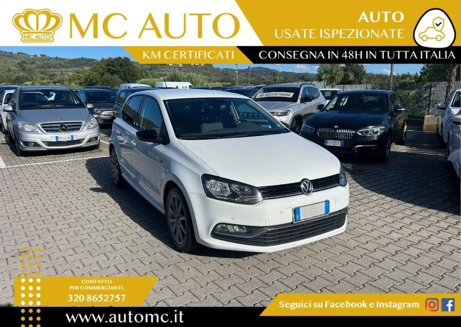 Volkswagen Polo 1.2 TSI 5p. Fresh BlueMotion Technology Weiß - 1