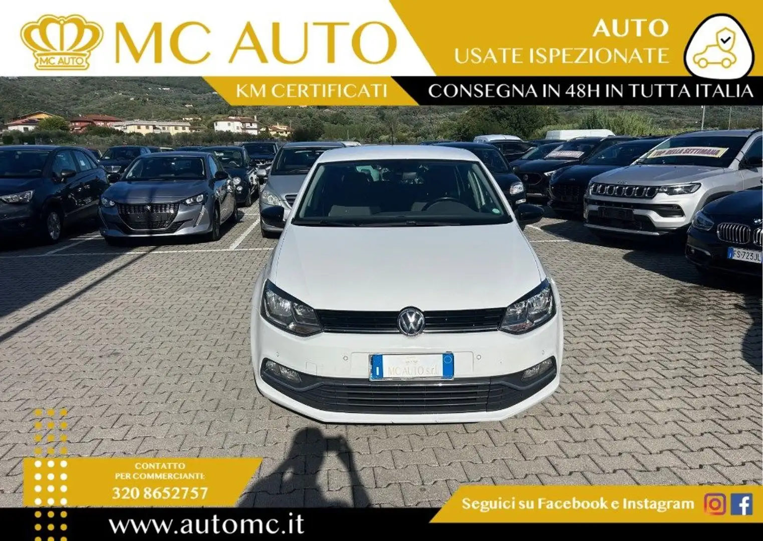 Volkswagen Polo 1.2 TSI 5p. Fresh BlueMotion Technology Weiß - 2