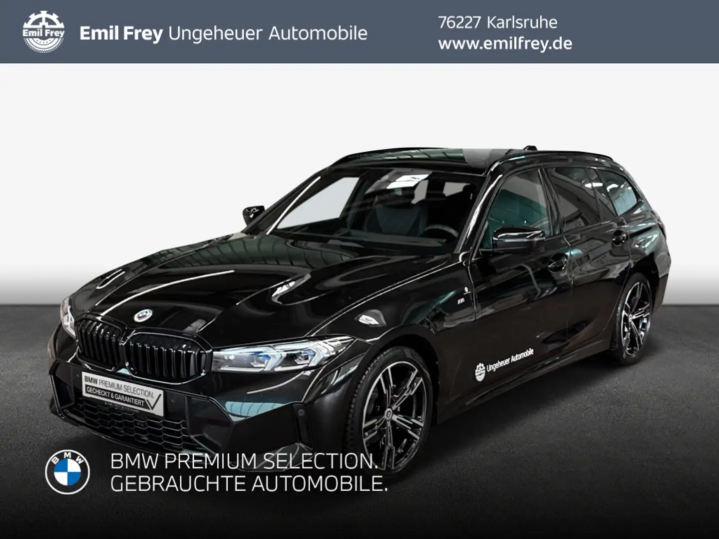BMW 320 i Touring Aut. Schwarz - 1