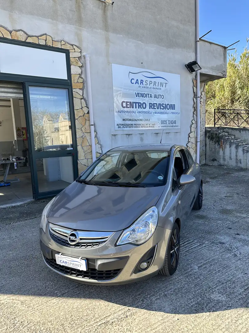 Opel Corsa 3p 1.2 Edition (elective) Gpl-tech 85cv Gris - 1