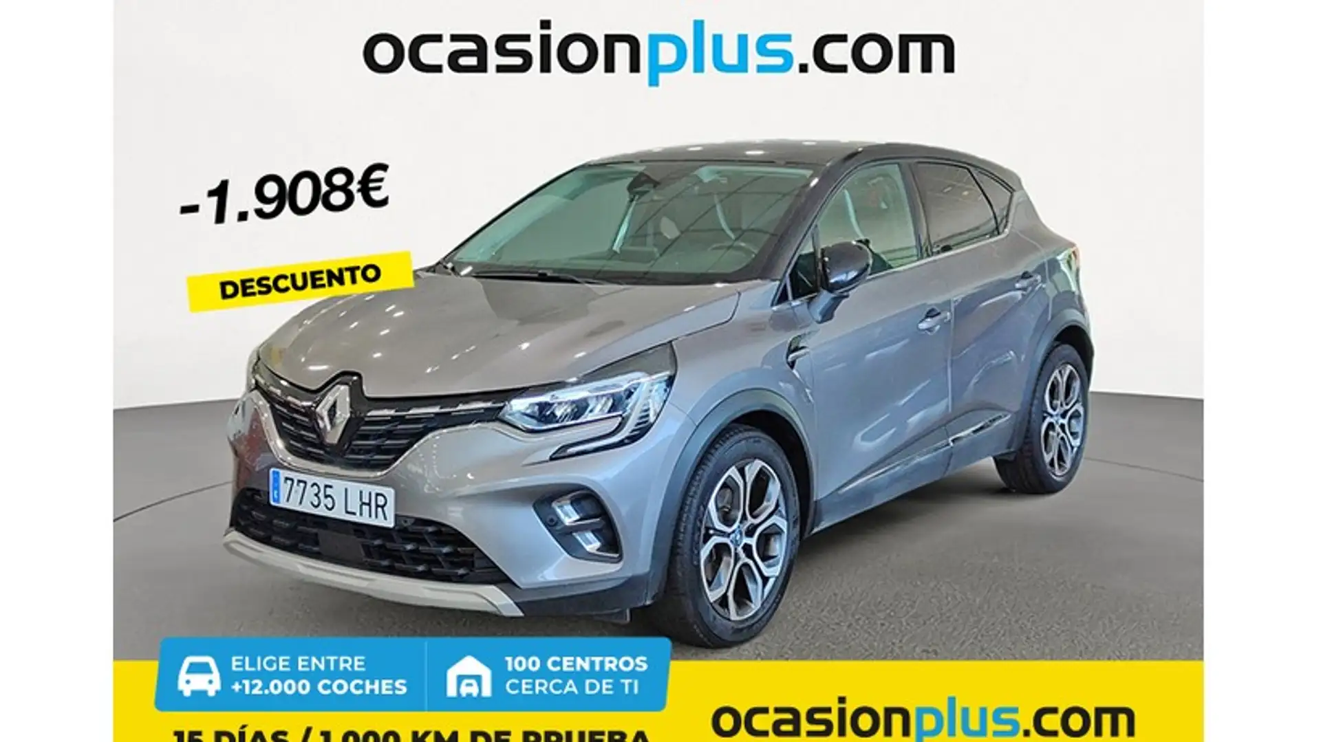 Renault Captur E-TECH Híbrido Enchufable Zen 117kW Gris - 1