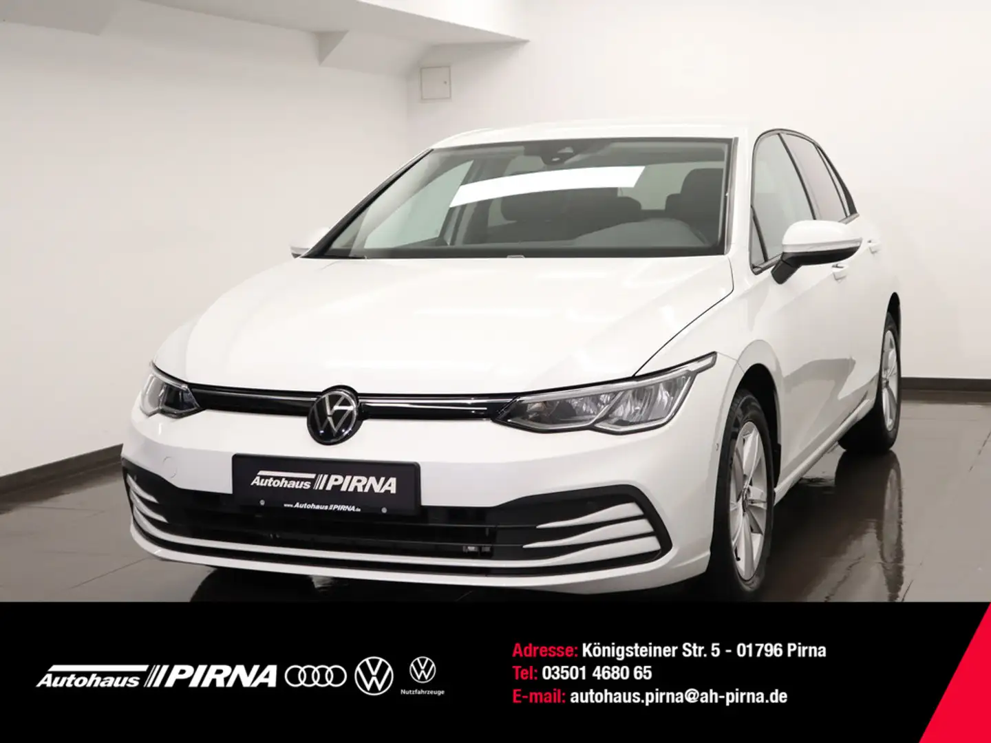 Volkswagen Golf VIII 1.5 eTSI LED NAVI Kamera ACC Weiß - 1