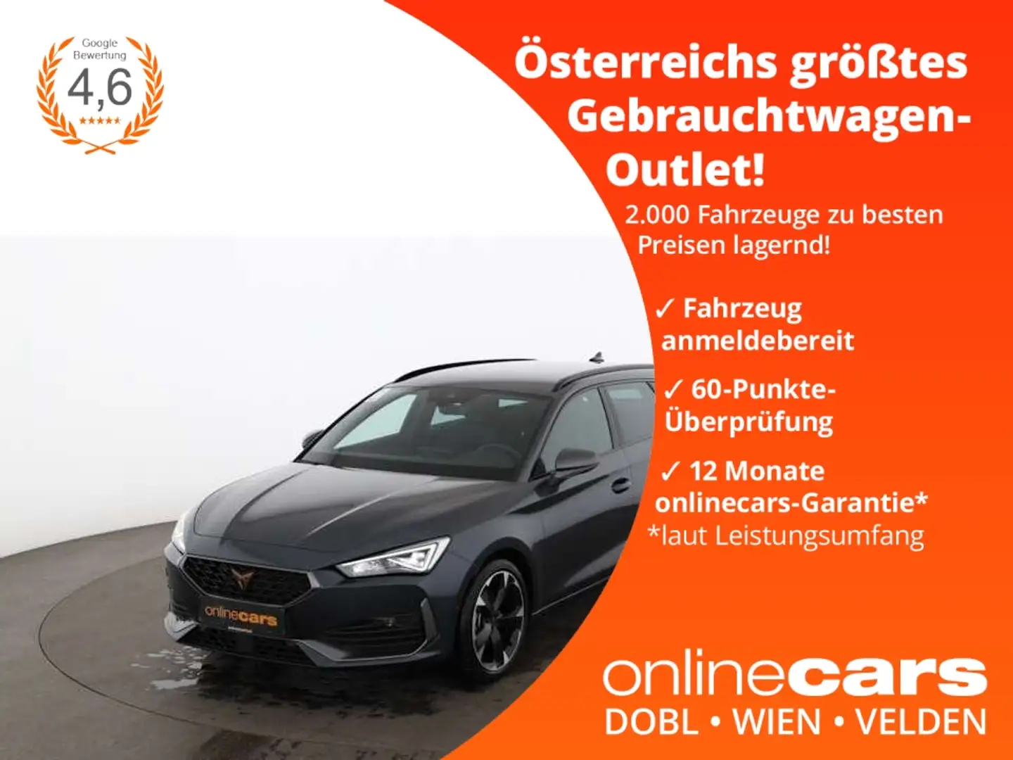 CUPRA Leon Sportstourer 1.5 eTSI Aut LED RADAR ASSIST Grau - 1