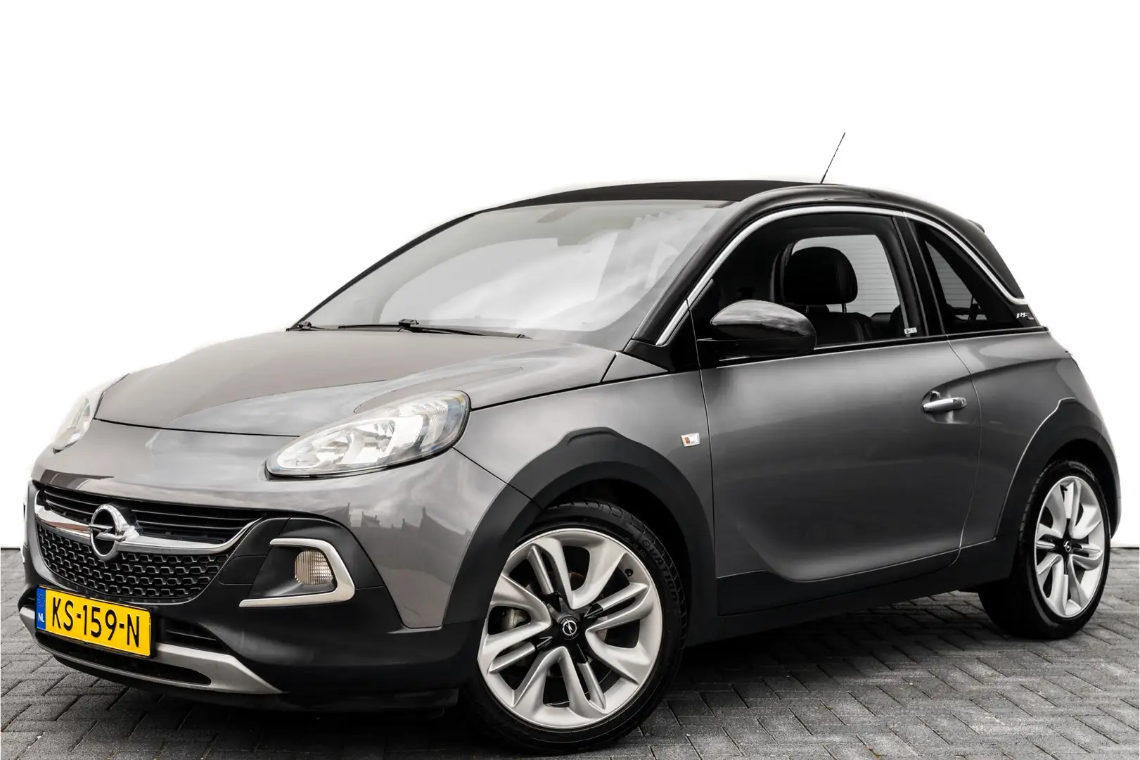 Opel Adam 1.0 90 PK Turbo Rocks CABRIO RIJKLAAR INCL:GARANTI Gris - 1