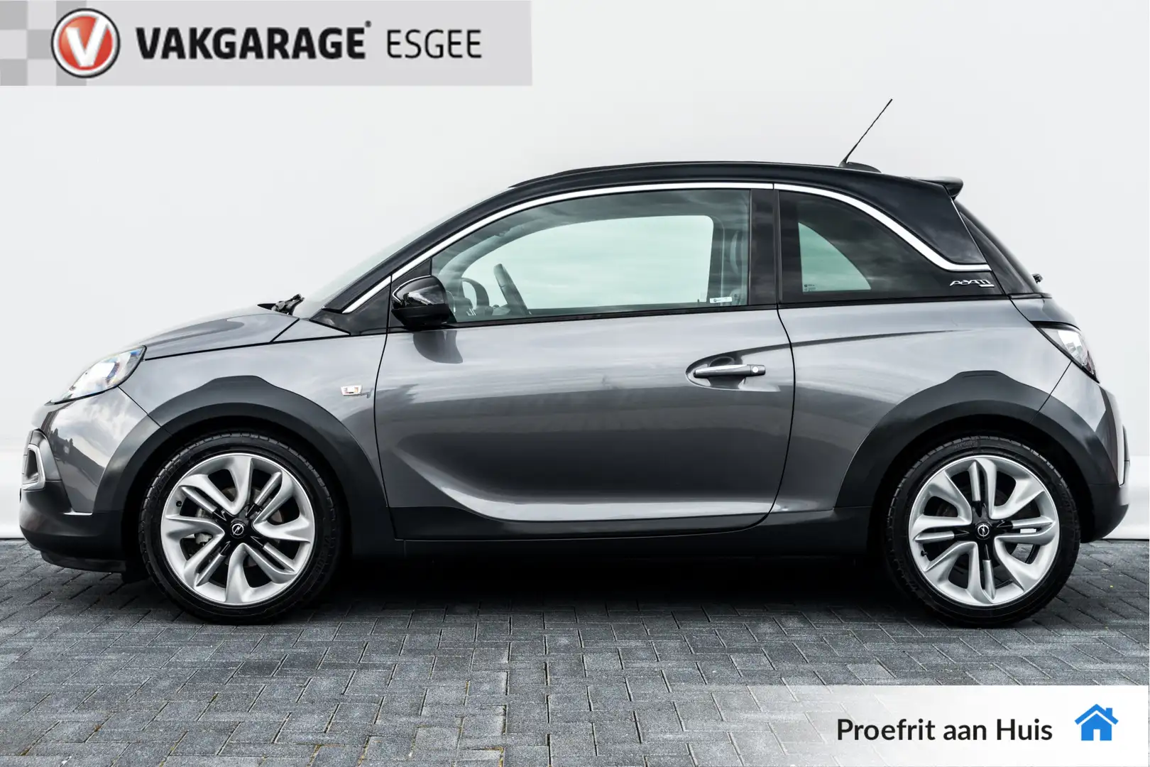 Opel Adam 1.0 90 PK Turbo Rocks CABRIO RIJKLAAR INCL:GARANTI Gris - 2