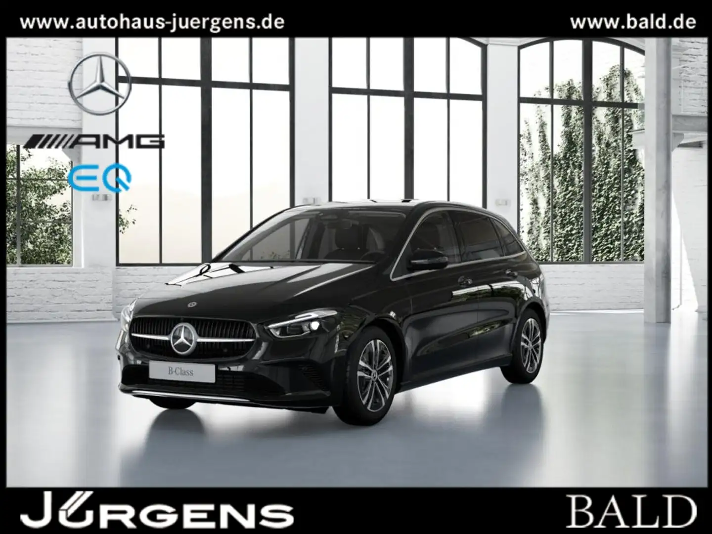 Mercedes-Benz B 220 4M Progressive/360/Totw/MBeam/Shz/17" Schwarz - 1