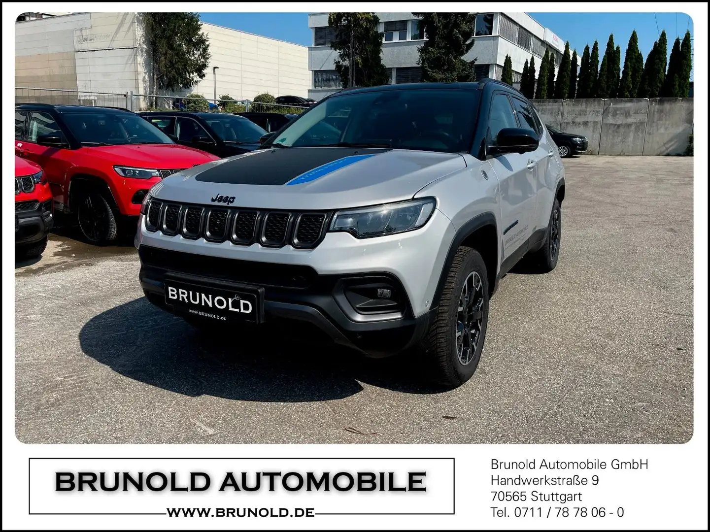 Jeep Compass COMPASS PHEV MY22 + Trailhawk *mtl.Rate:449€* Silber - 1