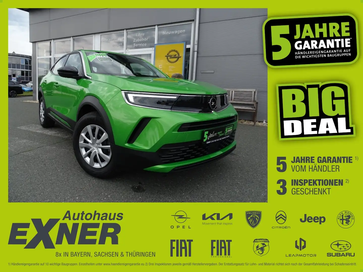 Opel Mokka 1.2 Turbo LED+Winterp.+PDC+SpurH+Virtual Groen - 1