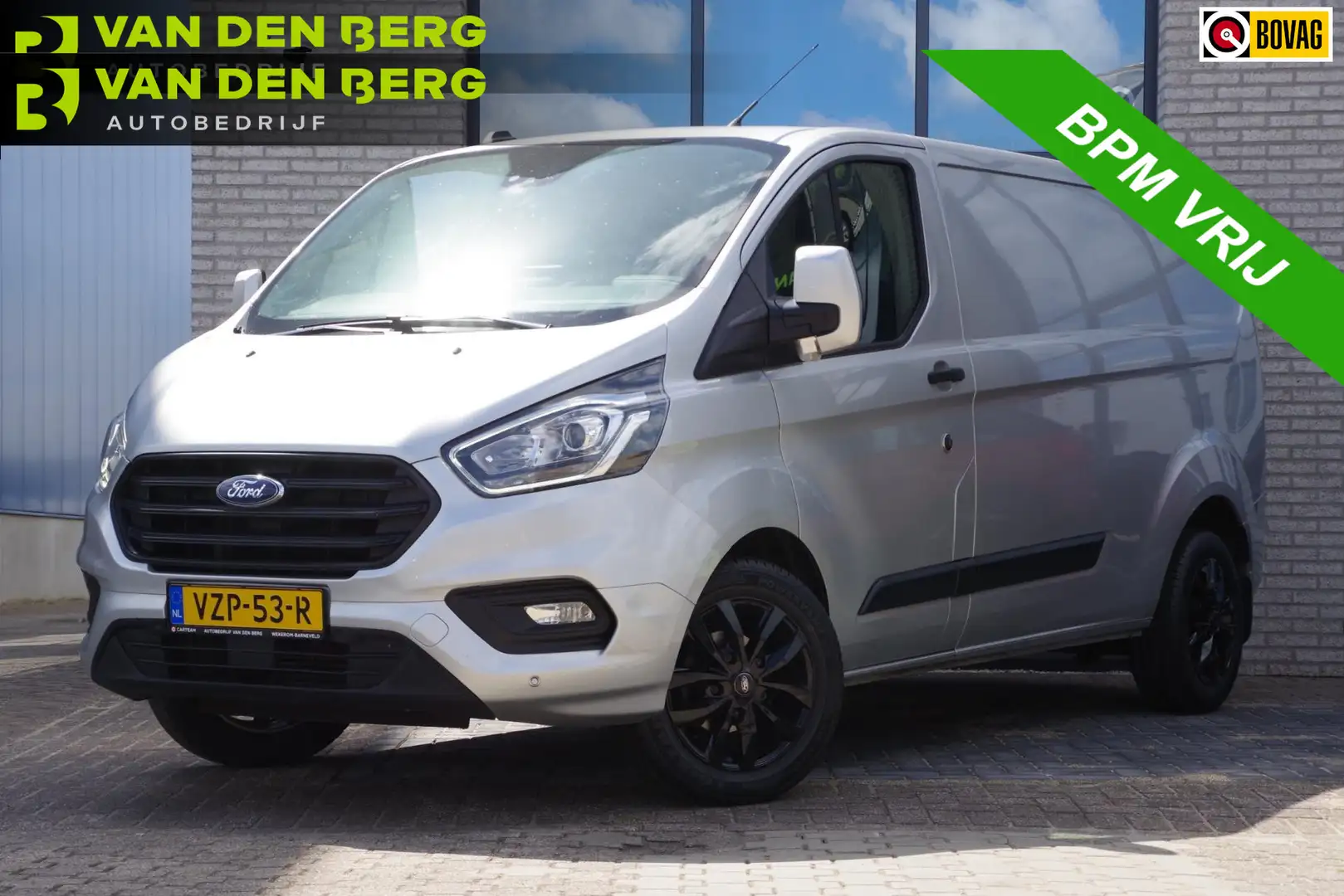 Ford Transit Custom 300 2.0 TDCI L2 130PK, CAMERA, CRUISE, AIRCO, STOE Gris - 1