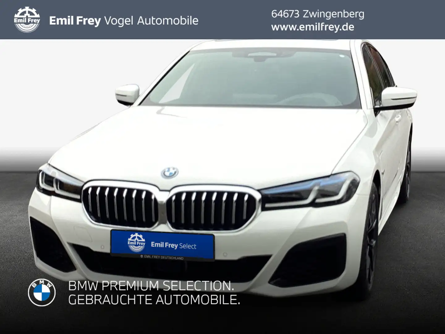 BMW 530 e xDrive Aut. Laserlicht* Harman/Kardon* SHZ* Weiß - 1