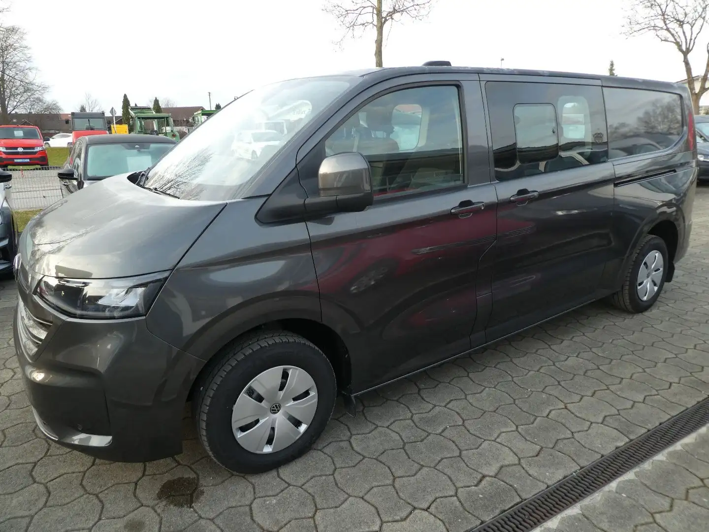 Volkswagen T7 Kombi Transporter Mixto 2x Schiebetüre+6-Si Gris - 2