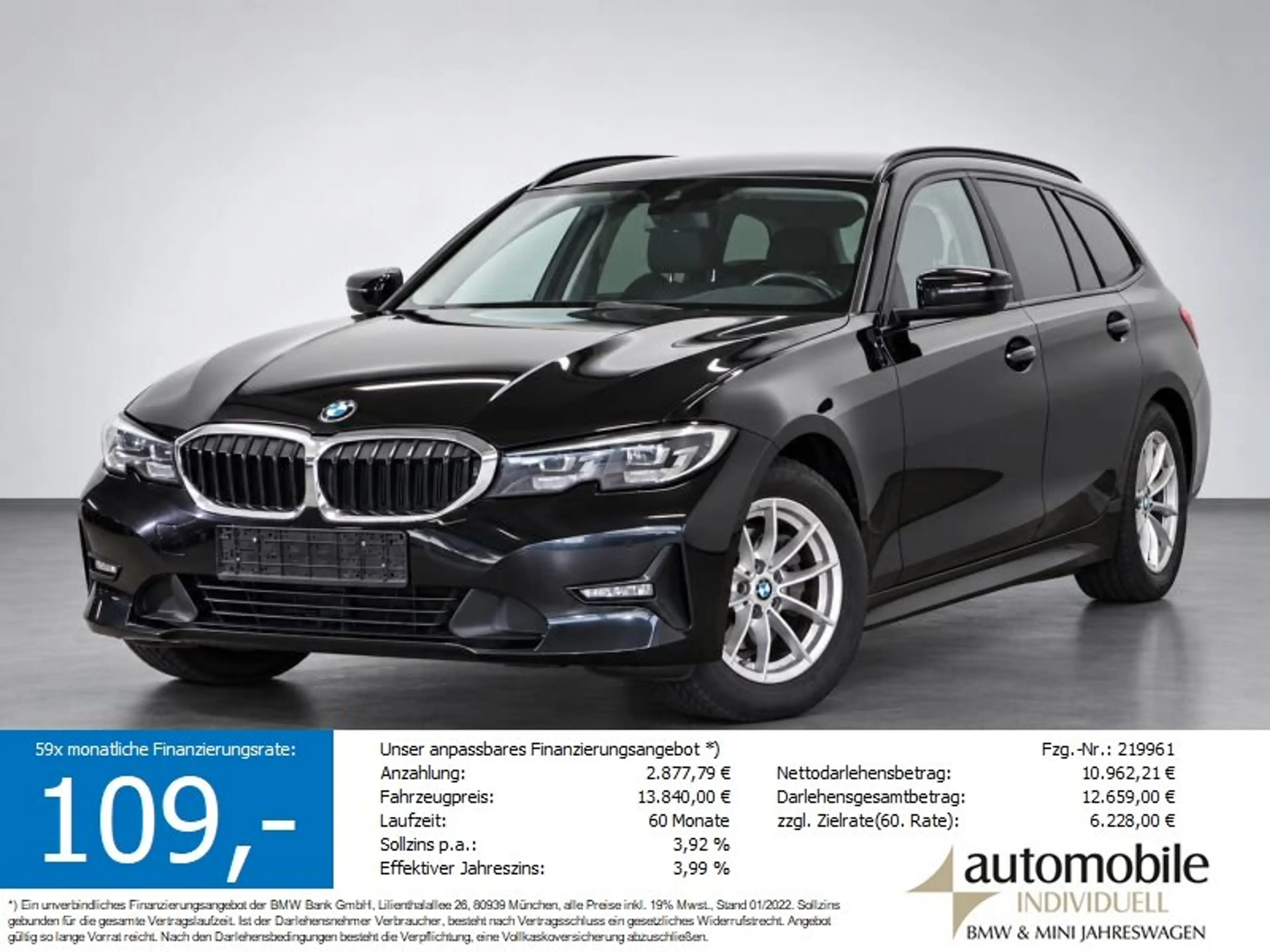 BMW 318 d T Advantage Standheizung LED LiveCockpit
