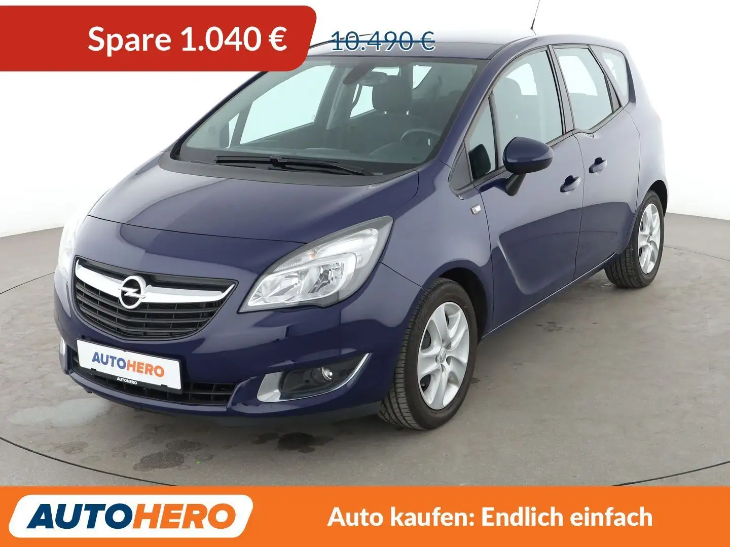 Opel Meriva 1.4 Turbo Edition*TEMPO*KLIMA*CD* Bleu - 1