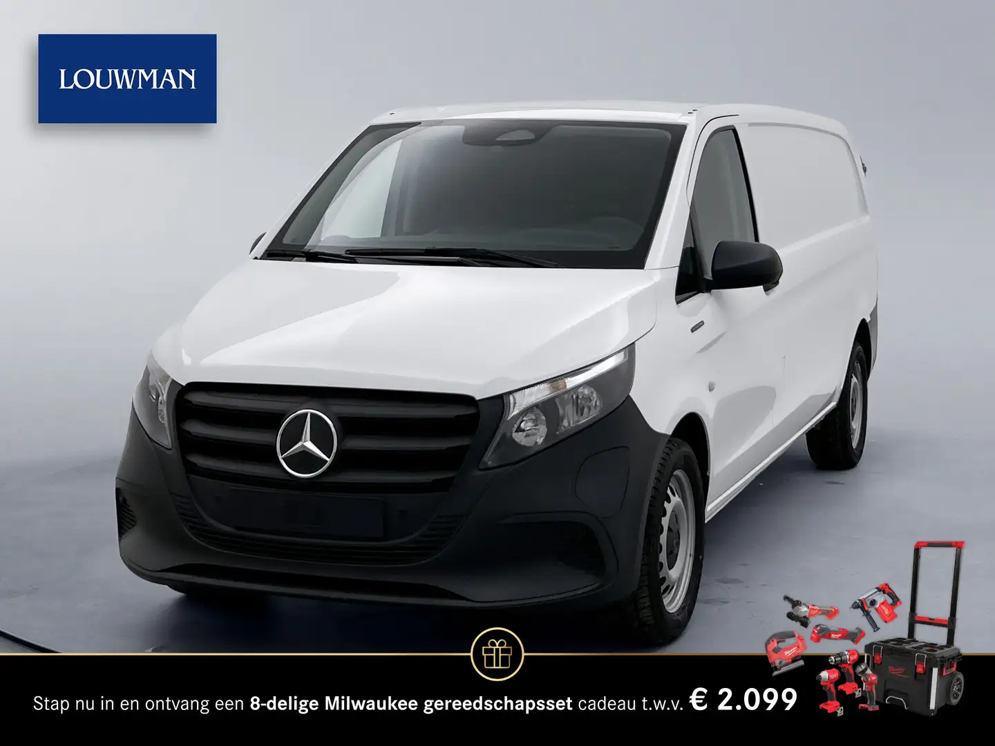 Mercedes-Benz Vito eVito 112 L3 66 kWh | GRATIS Wallbox | Blanco - 1