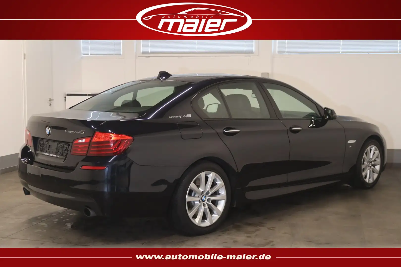 BMW 530 Active Hybrid M Sport-Xenon-Navi-KAM-H&K-HUD Noir - 2