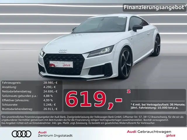 Audi TT Coupe 40 TFSI S line Optik-schw. LED S-Sitze