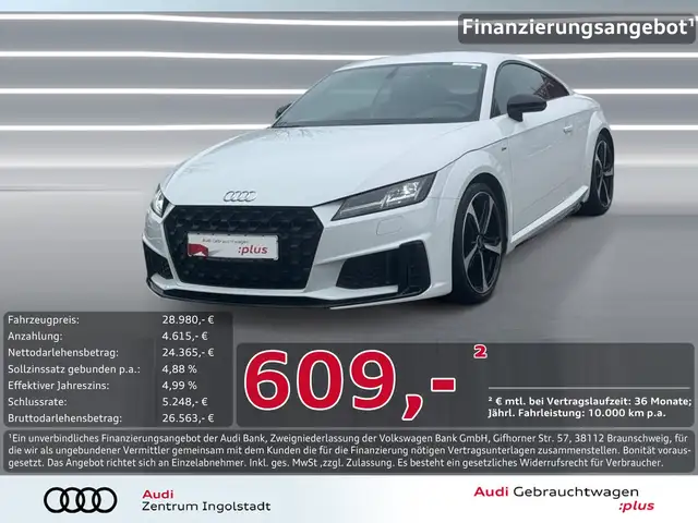 Audi TT Coupe 40 TFSI S line Optik-schw. LED S-Sitze