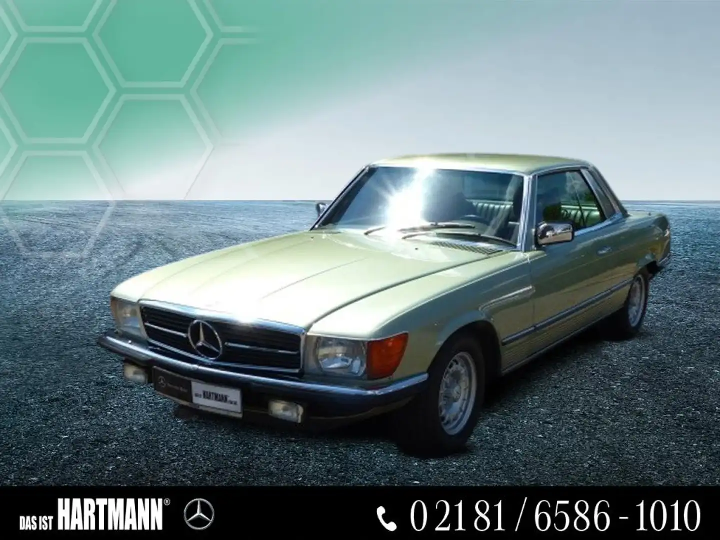Mercedes-Benz 450 SLC Oldtimer AUTOMATIK+LEDER+KLIMA+GUTACHTEN Grün - 1