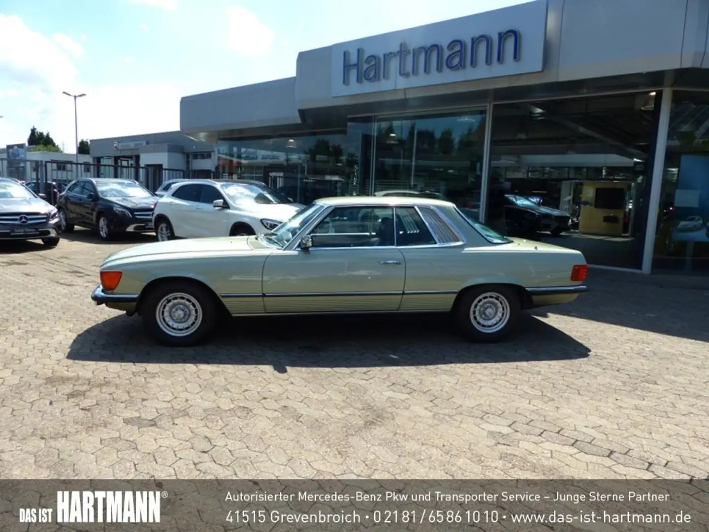 Mercedes-Benz 450 SLC Oldtimer AUTOMATIK+LEDER+KLIMA+GUTACHTEN Grün - 2