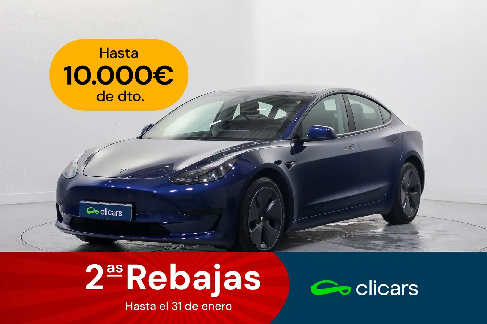 Tesla Model 3 Standard Range Premium RWD Bleu - 1