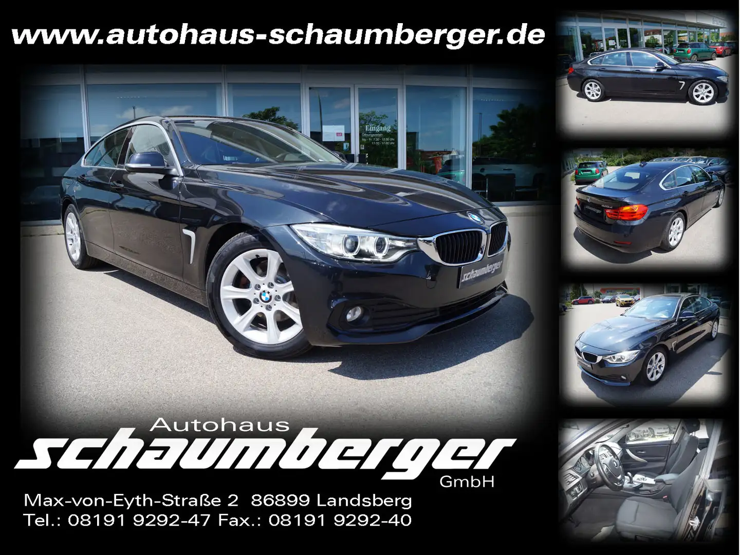 BMW 420 420d Aut Gran Coupe * Navi * Xenon * REIFEN NEU Noir - 1