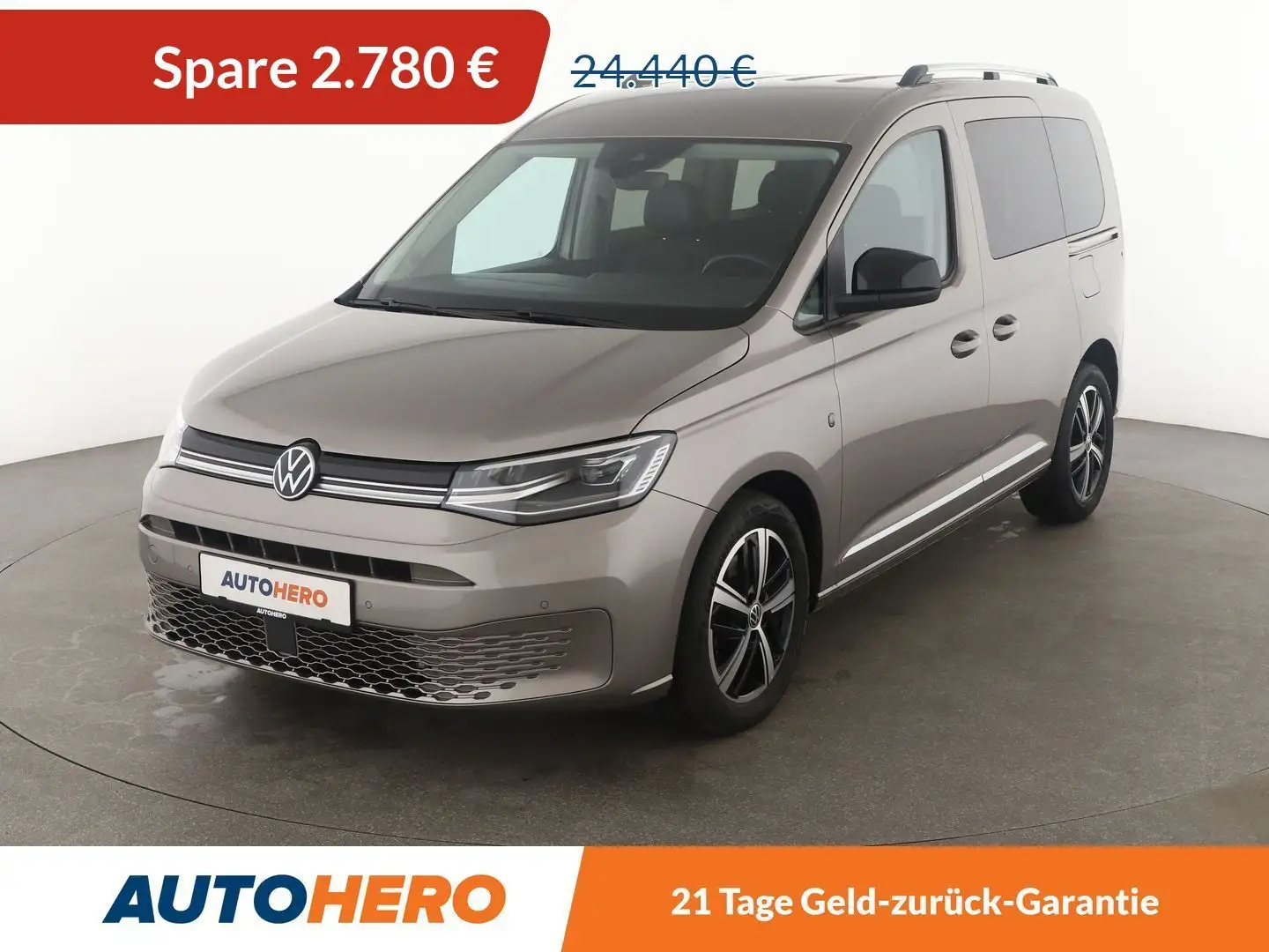 Volkswagen Caddy 2.0 TDI Style Aut.*NAVI*LED*ACC*PDC*SHZ* Gelb - 1