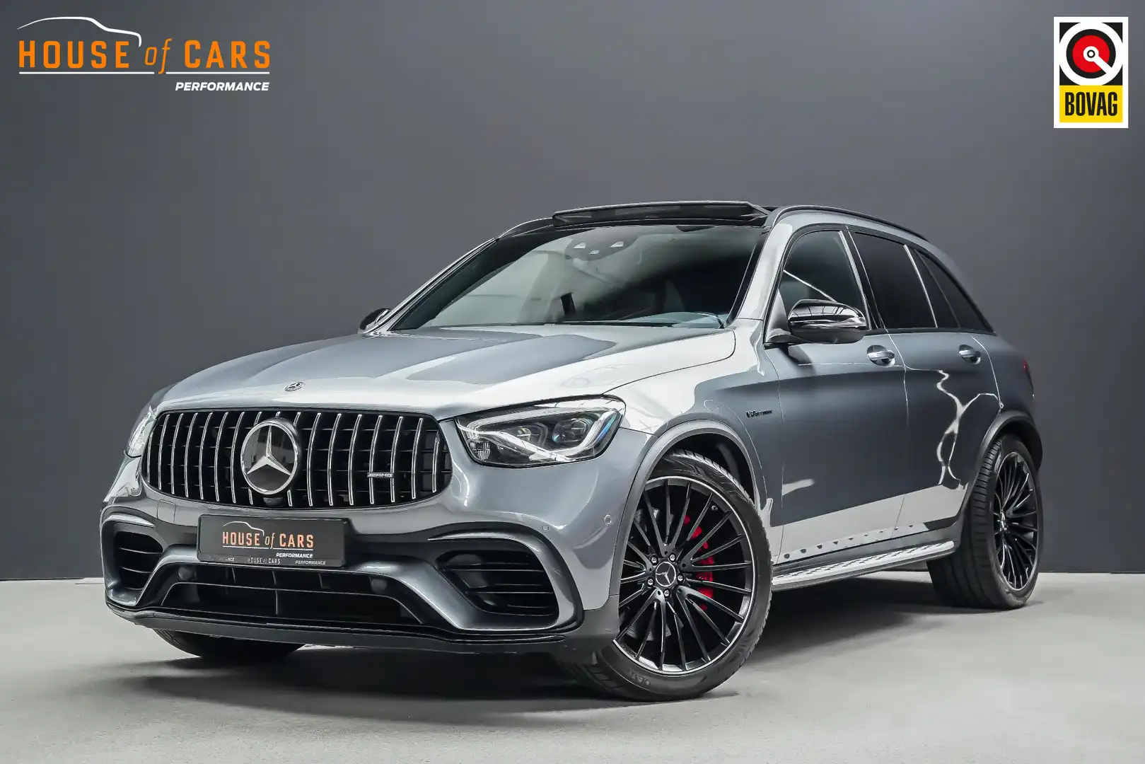 Mercedes-Benz GLC 63 AMG S 4MATIC+ |pano|Burmester|carbon|memory|sportuitla Grijs - 1