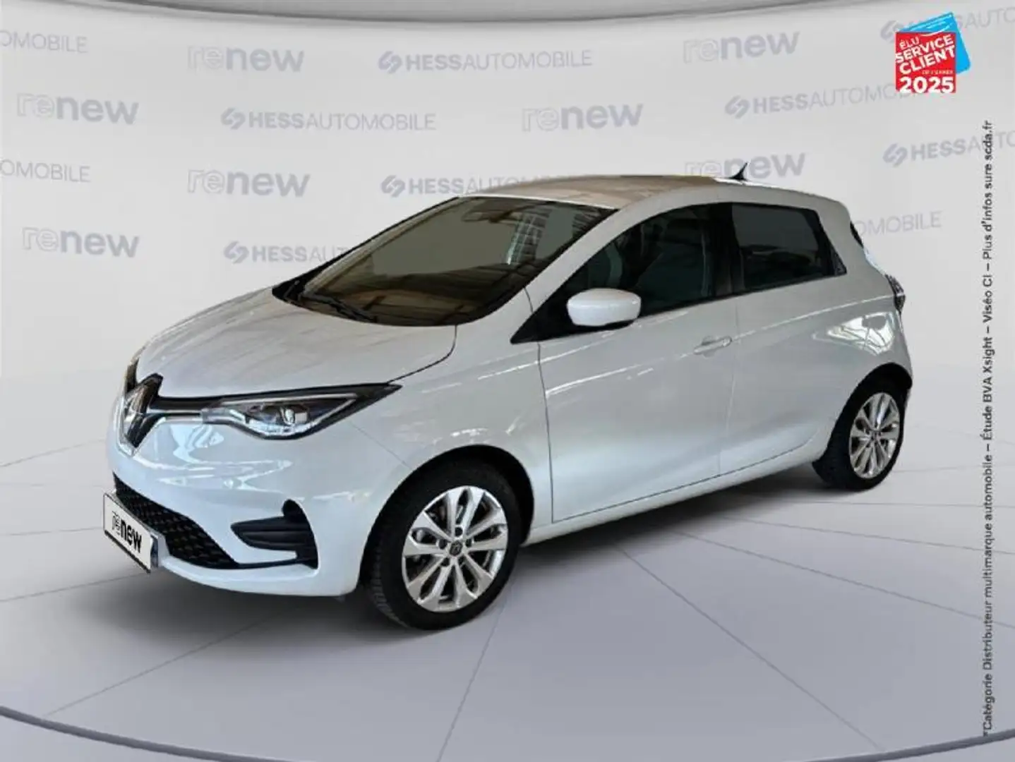 Renault ZOE E-Tech Zen charge normale R110 Achat Intégral - 21 Blanc - 1