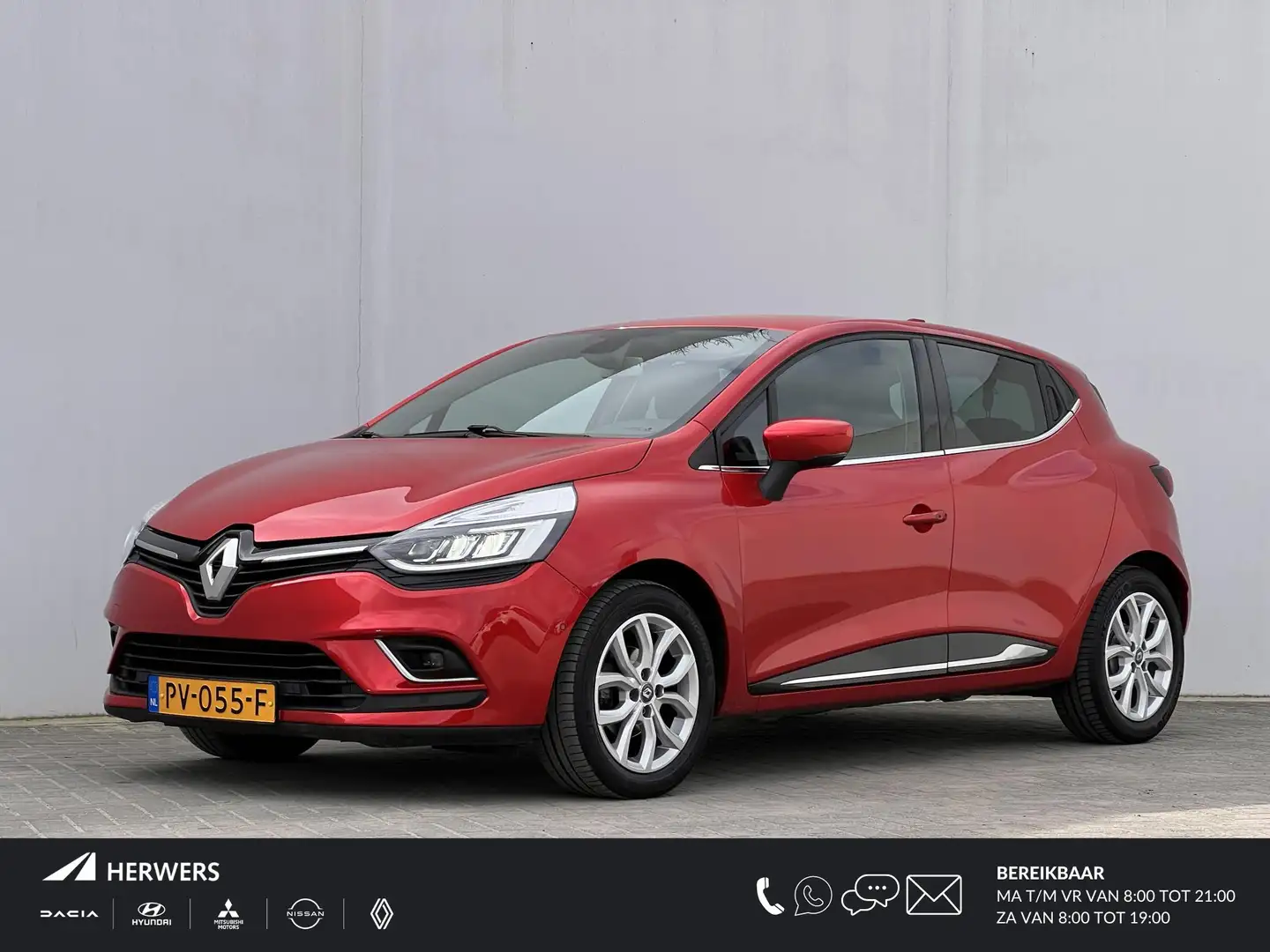 Renault Clio 0.9 TCe Intens / Dealer onderhouden / Weinig km / Rood - 1