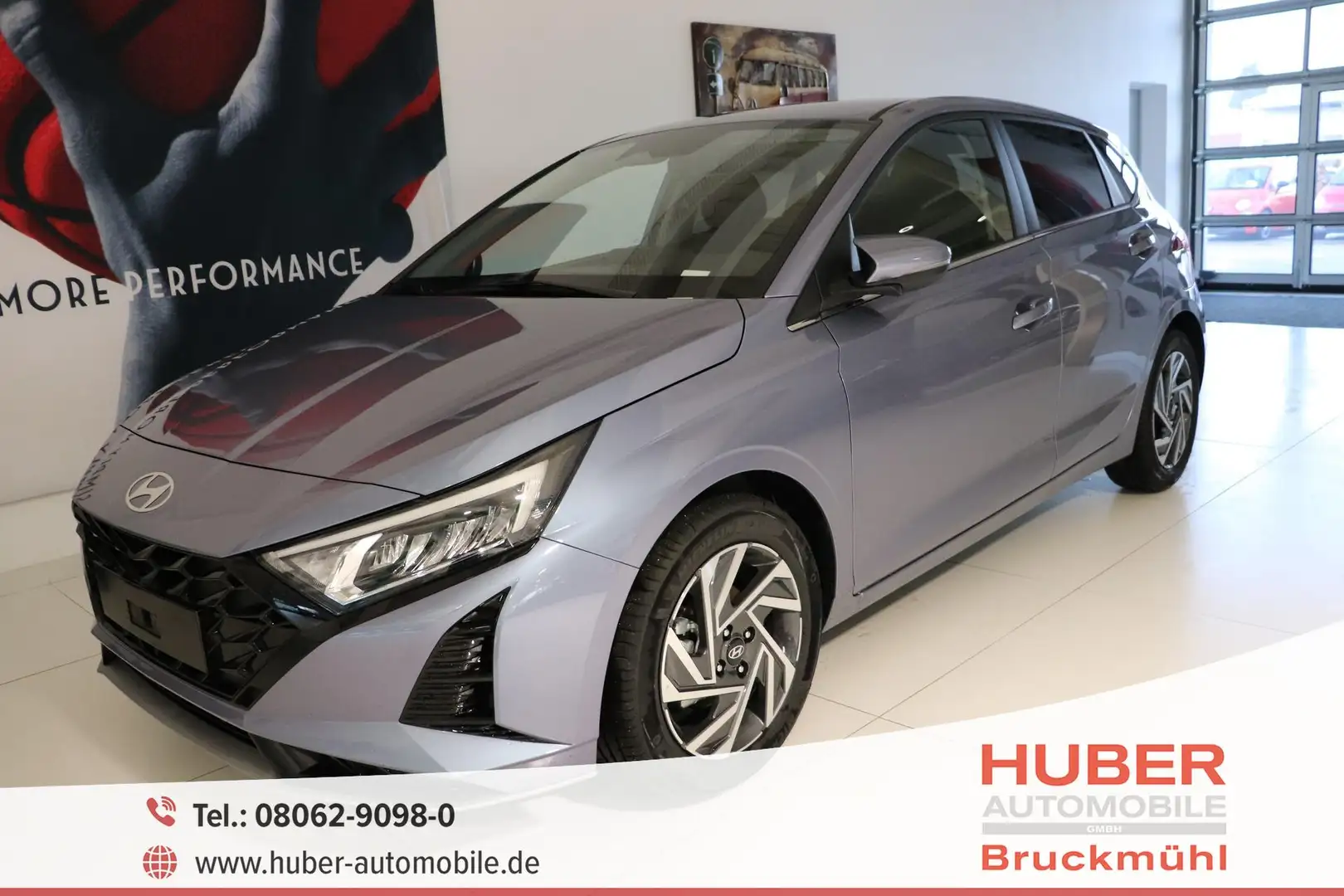 Hyundai i20 GO+ 1.2 MPI 58 kW (79 PS) Navigationssystem, Kl... Bleu - 1