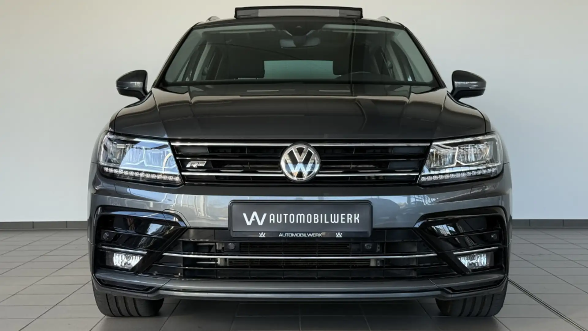 Volkswagen Tiguan |R LINE |PANO |AHK |LED |ACC |LANE |KAM Grau - 2