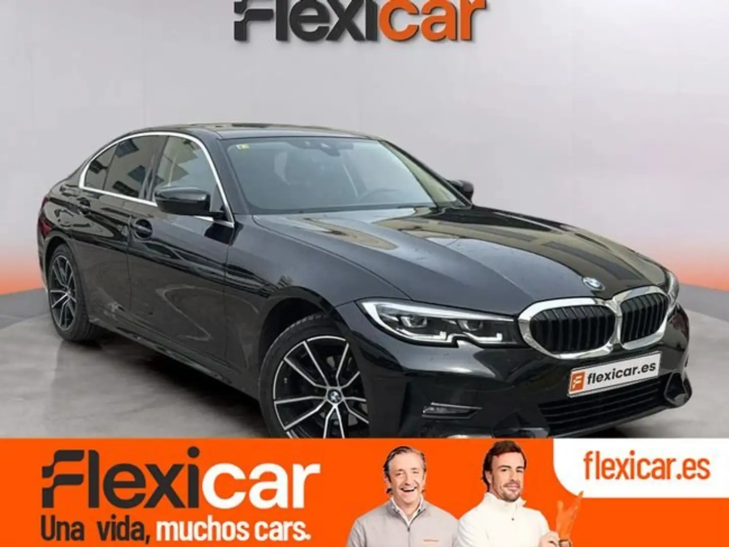 BMW 318 318d Schwarz - 1