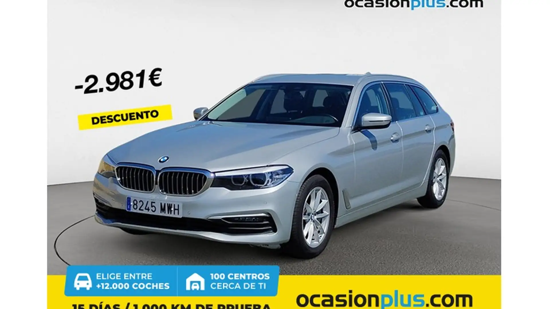 BMW 530 530dA Touring Plateado - 1