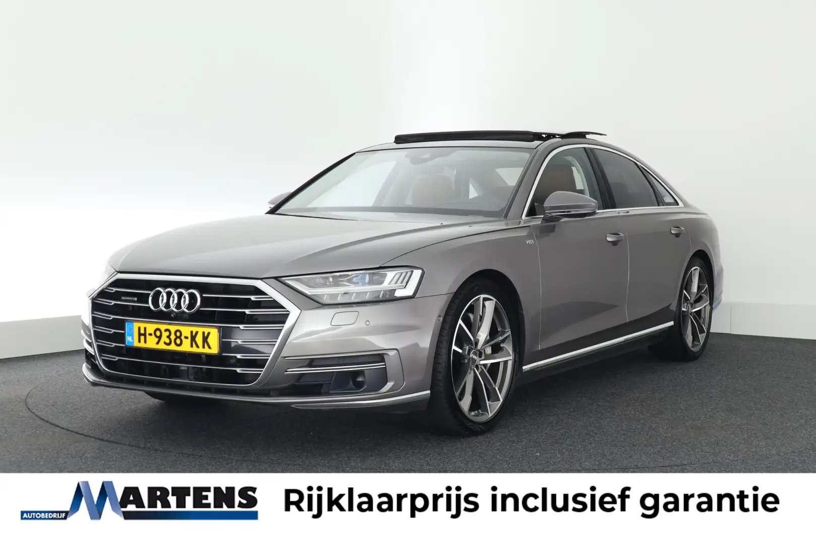 Audi A8 55 TFSI 340pk quattro Pro Line Plus Cognac Leder B Grijs - 1