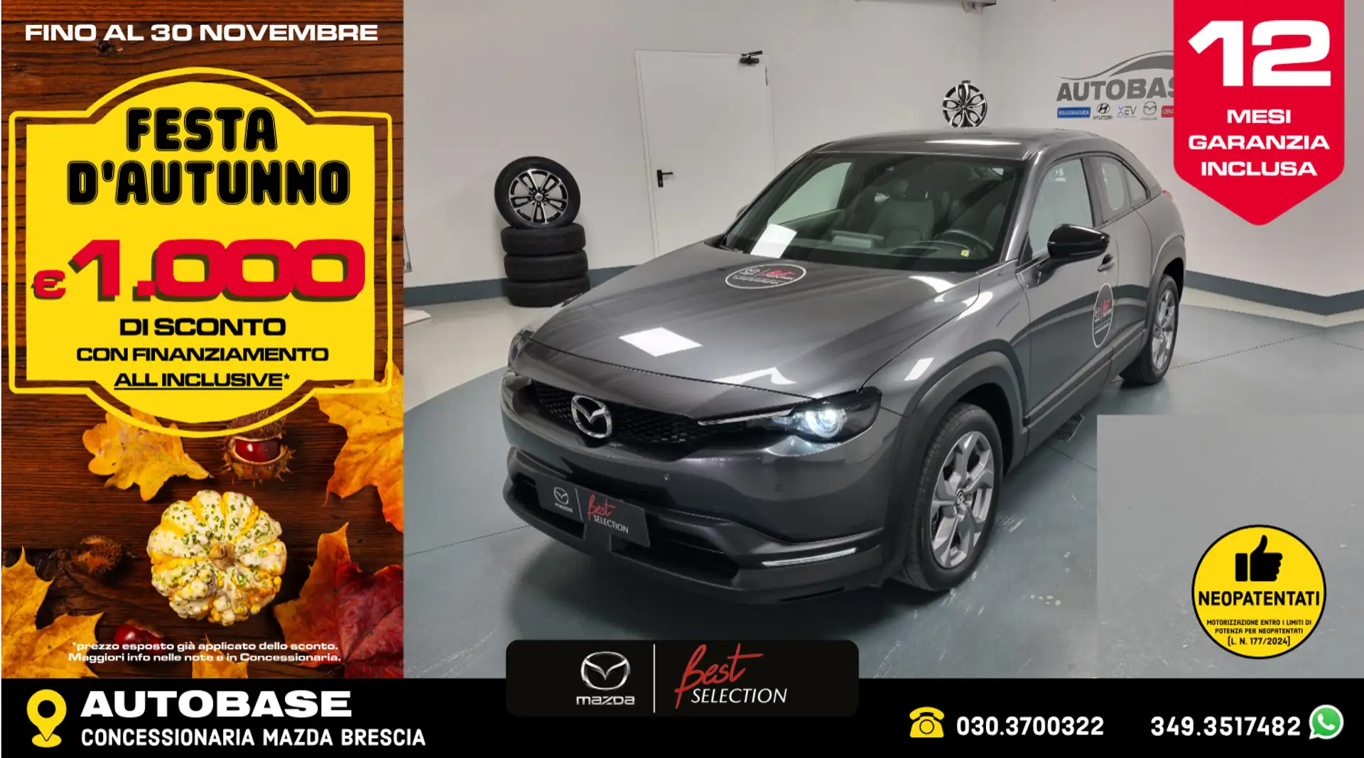 Mazda MX-30 35,5kWh Executive OBC 7,4kW Marrone - 1