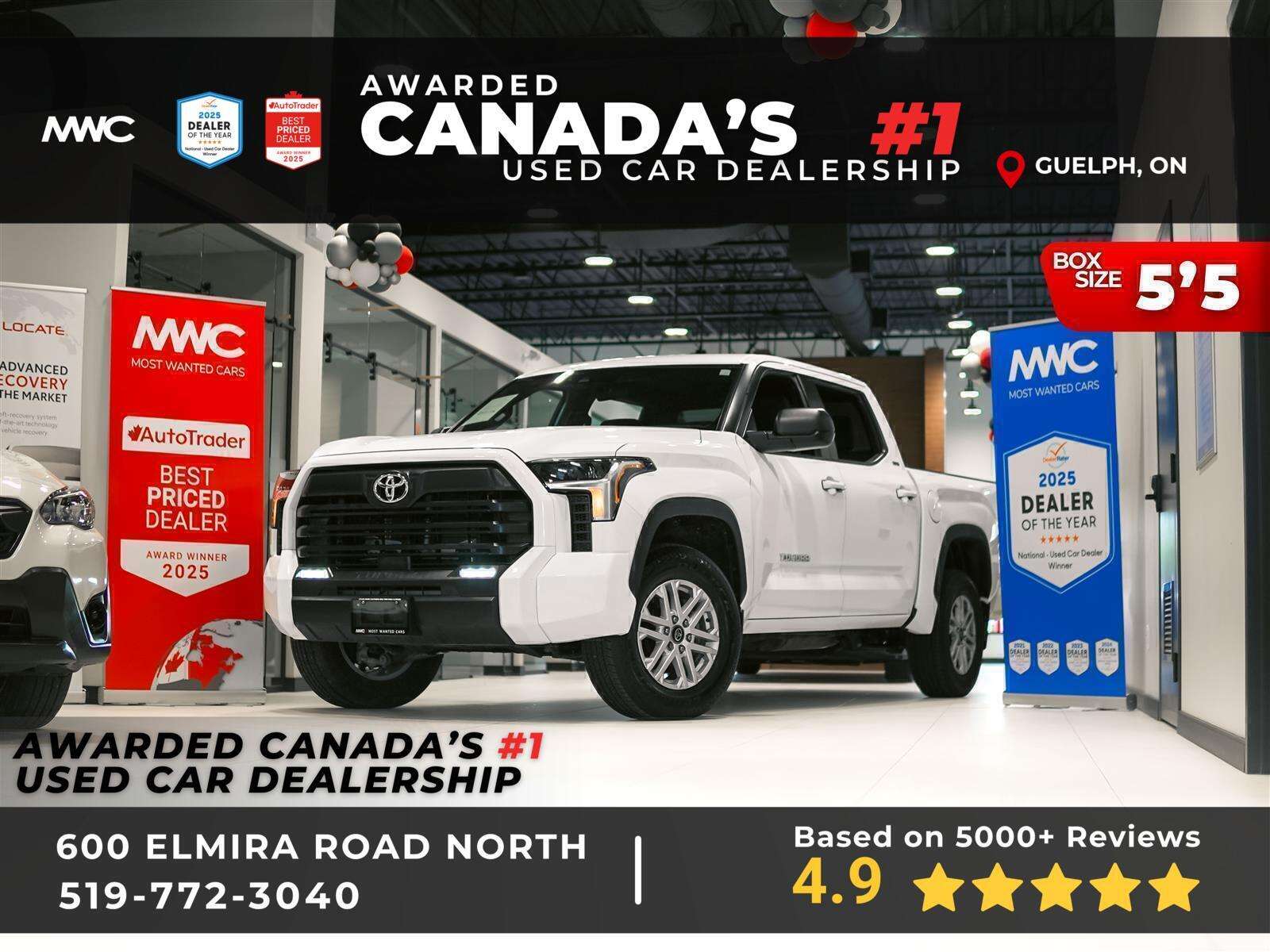2025 Toyota Tundra CREWMAX 4X4 | NO ACCIDENTS | SR | APP CONNECT