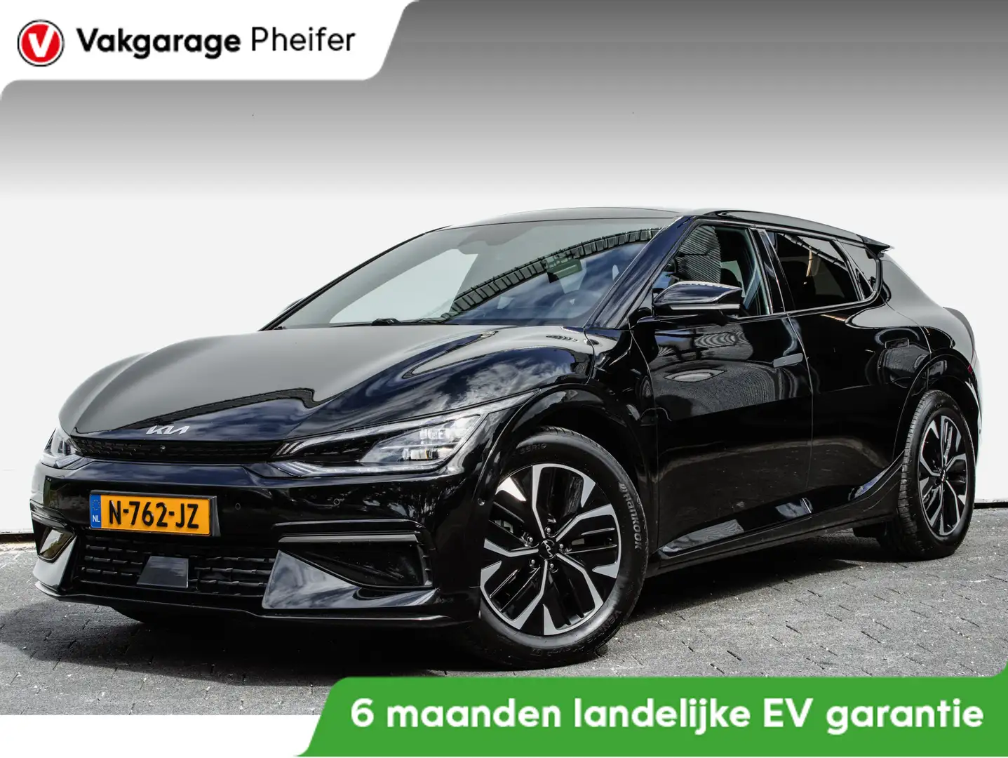 Kia EV6 GT-Line 77.4 kWh Panoramadak/ Meridian audio/ Stoe Zwart - 1