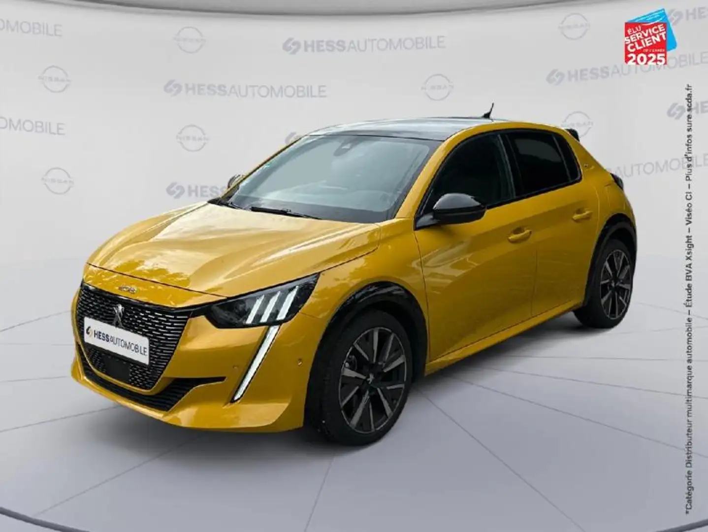 Peugeot 208 1.2 PureTech 130ch S\u0026S GT EAT8 Jaune - 1