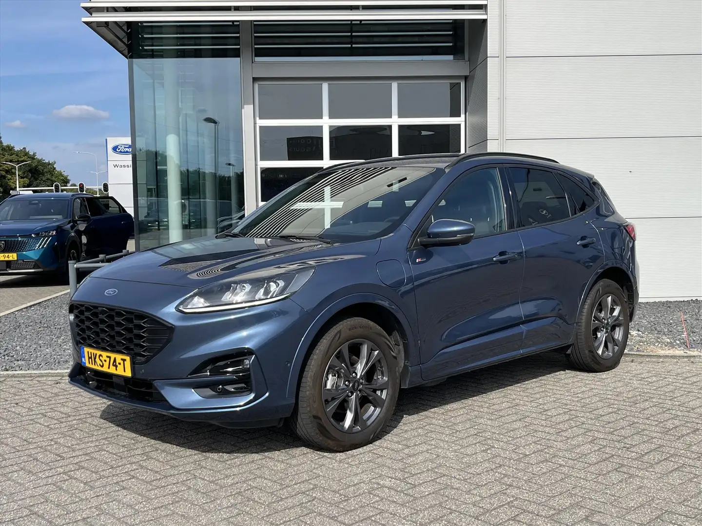 Ford Kuga 2.5 PHEV e-CVT 225pk ST-Line | Navigatie | Parkeer Blauw - 2